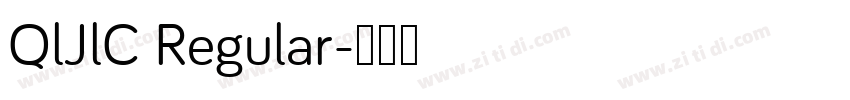 QlJlC Regular字体转换